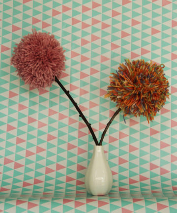 Pompom bloemen maken: leuk!