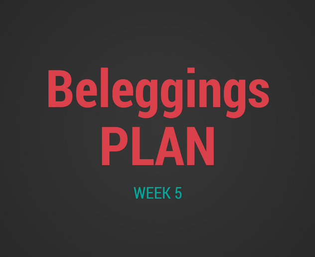 Beleggingsplan week 5 Online Bootcamp Beleggen