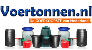 Voertonnen.nl assortiment: Voertonnen, regentonnen, kunststof vaten, kuipen, jerrycans, compostbakken
