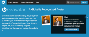 Profielfoto op WordPress (Gravatar) aanpassen