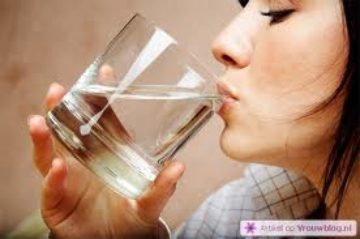 Het belang van water drinken