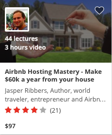 Airbnb Hosting Video Course