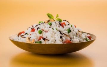 Koud rijstgerecht (vegetarisch)